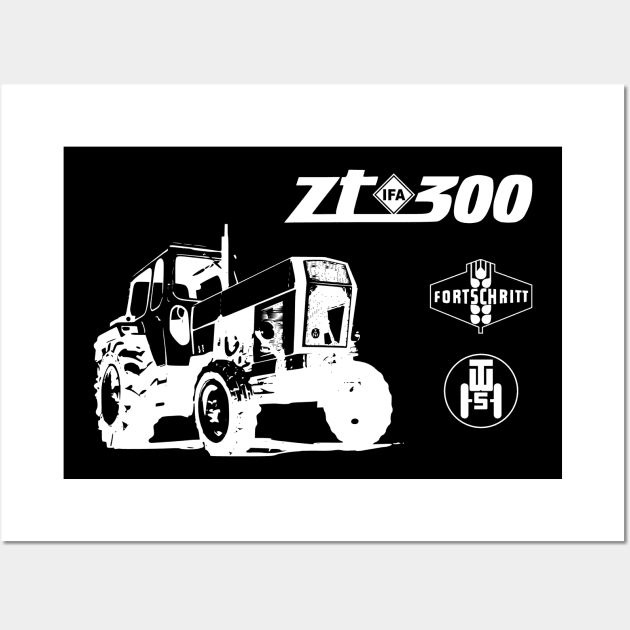 Progress ZT 300 tractor Wall Art by Beltschazar